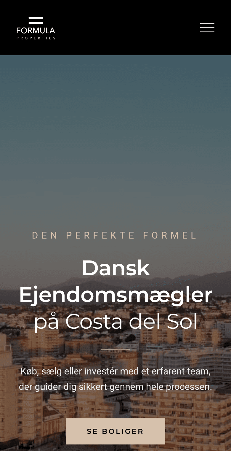 Formula Properties på mobil
